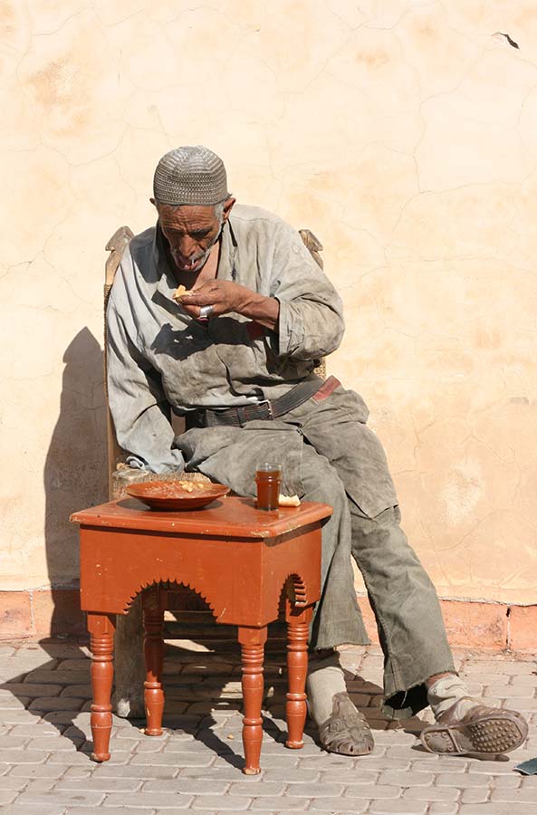 Straat tafereel in Oman