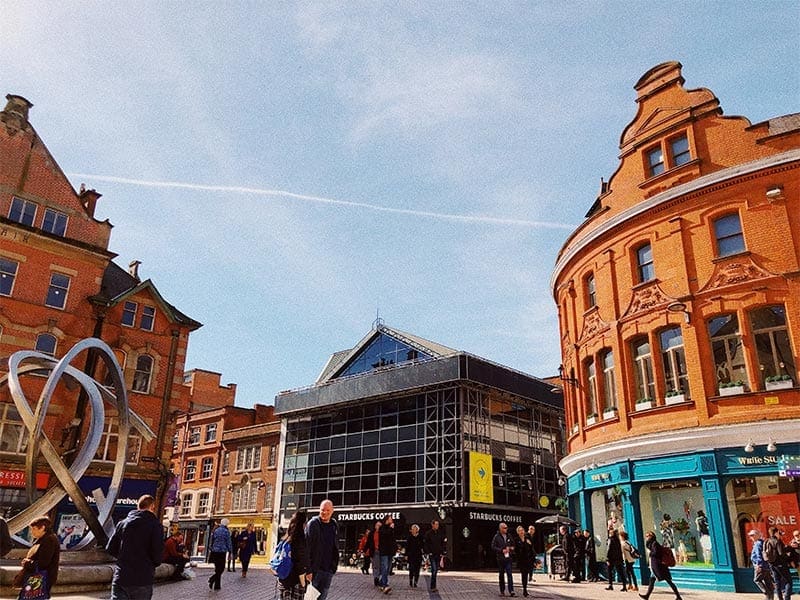 Winkelstraat in Belfast