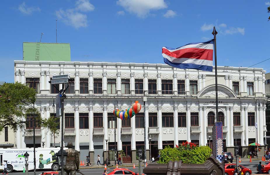 Architectuur in San Jose in Costa Rica