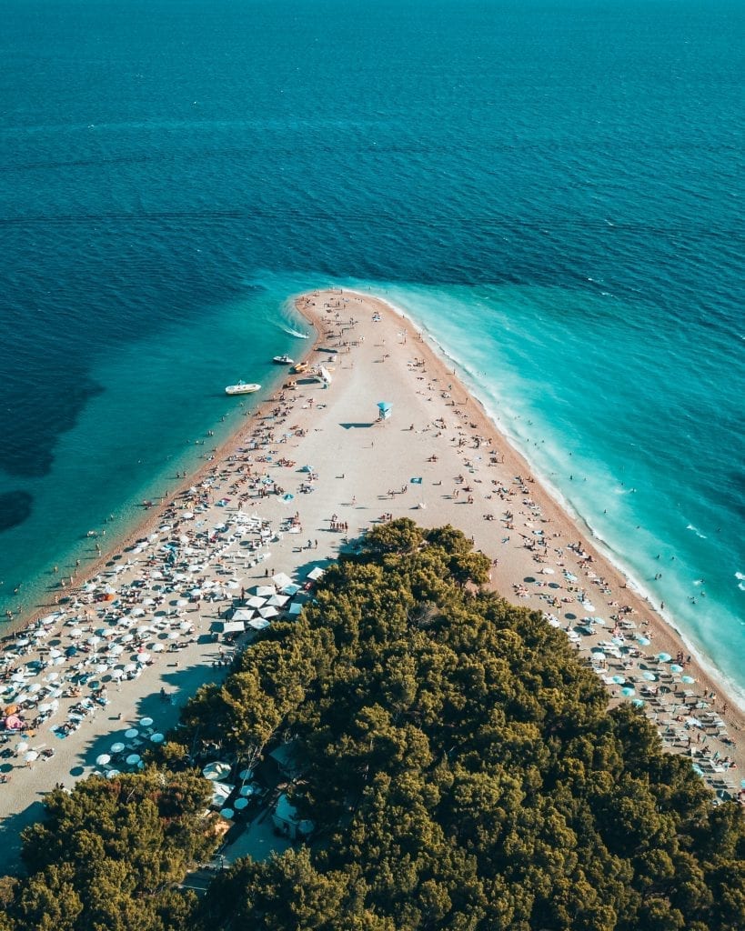 Dit is Brač, een van de eilanden van Kroatië