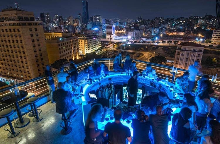 Rooftop bar Capitol Beirut