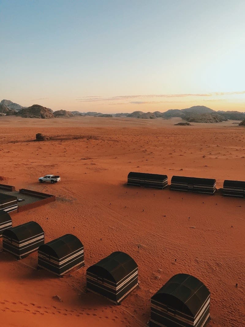 Wadi Rum Jordanië Bedoeïnenten Overnachten