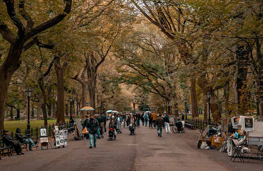 Tip voor New York, ga wandelen in het Central Park