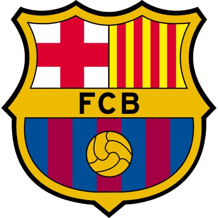 Het logo van FC Barcelona