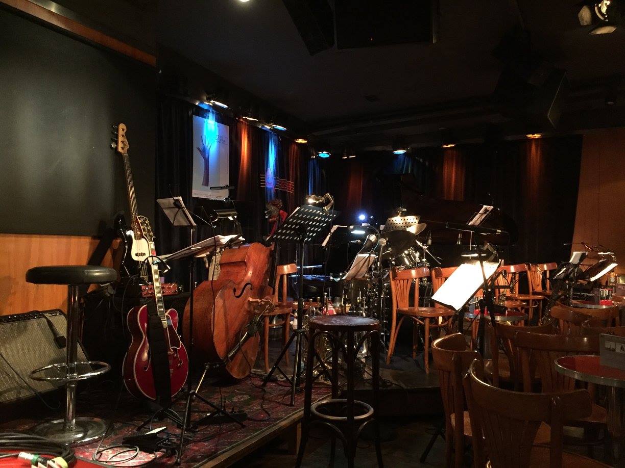 Interieur A-trane jazzclub in Berlijn