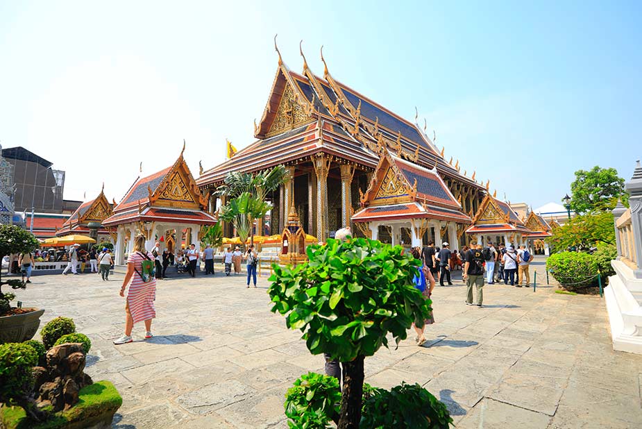 De Grand Palace tempel in Bangkok