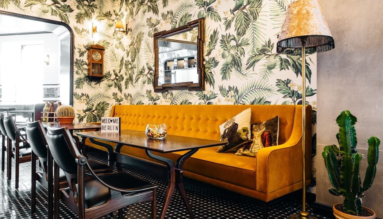 Het gezellige interieur van Benedictom in Berlijn