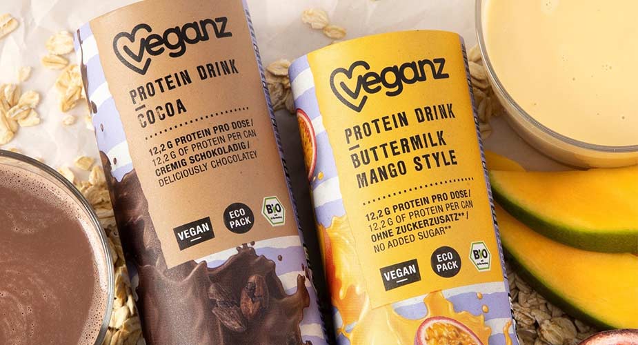Producten van de Veganz supermarkt in Duitsland