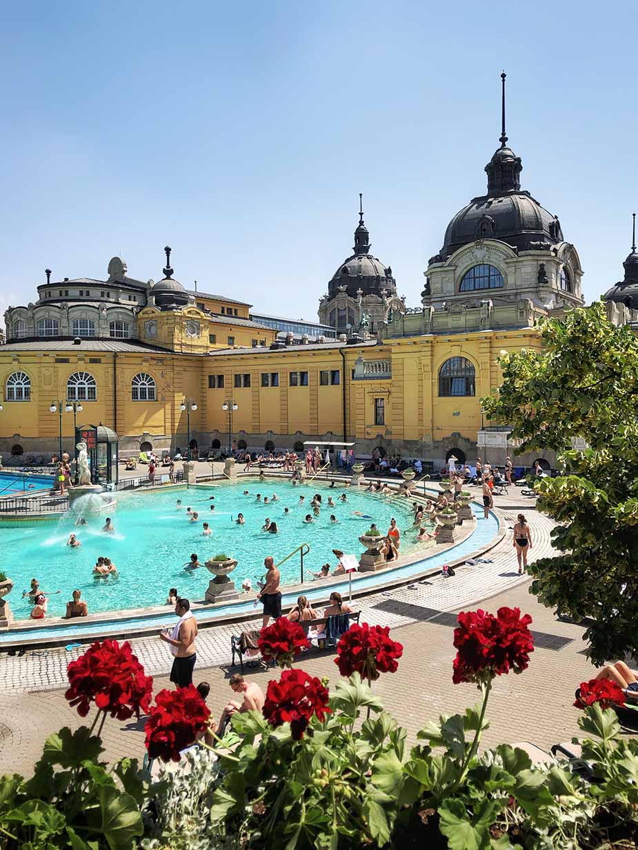 De badhuizen in Boedapest