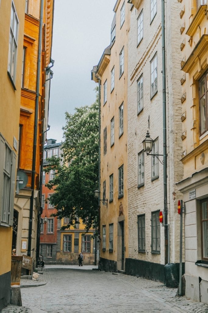 struinen door de straatjes van Gamla Stan