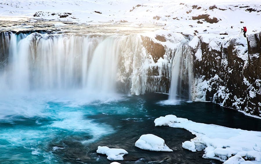 De Godafoss waterval in IJsland