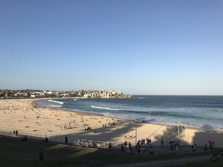 Strand van Bondi Beach in Australië