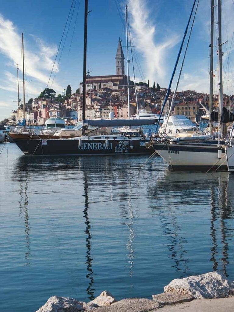 Het stadje Rovinj aan de Kroatische kust