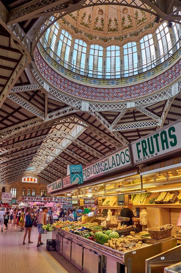 Mercat Cental, overdekte markt Valencia