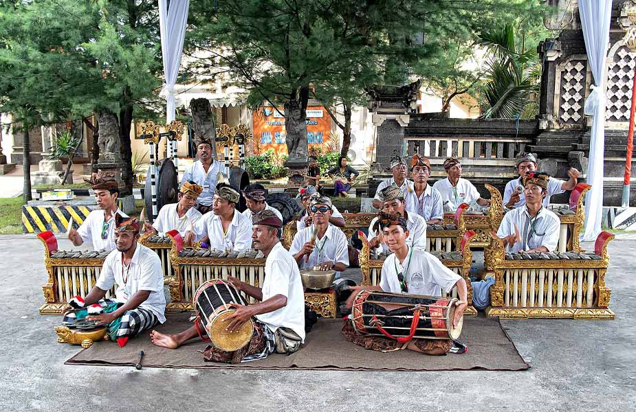 Muziek is een belangrijk onderdeel van de Bali cultuur