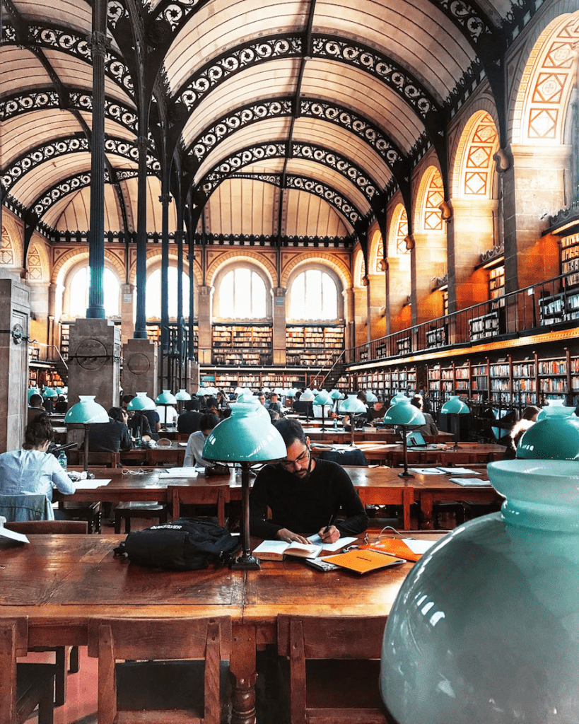 Bibliotheek Bibliothèque Sainte Geneviève Parijs