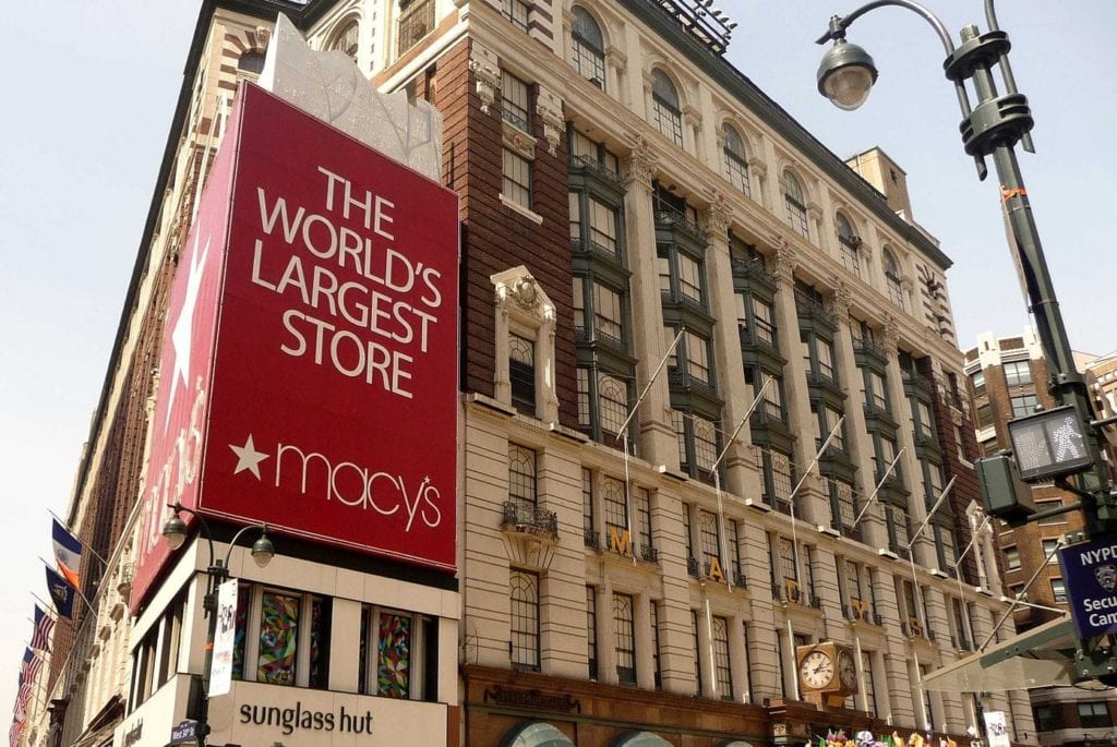 Macys shoppen doen in new york