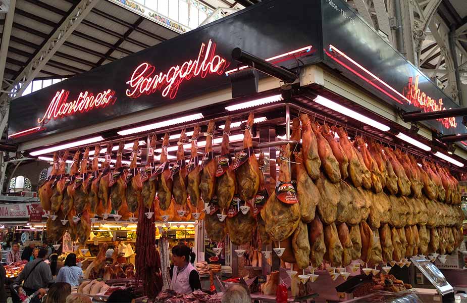 De Mercat Central, een van de belangrijkste bezienswaardigheden Valencia