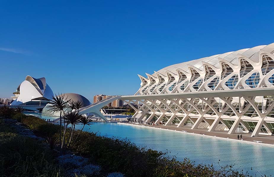 Museo-de-les-Ciences-Principe-Felipe, een van de culturele gebouwen in Valencia