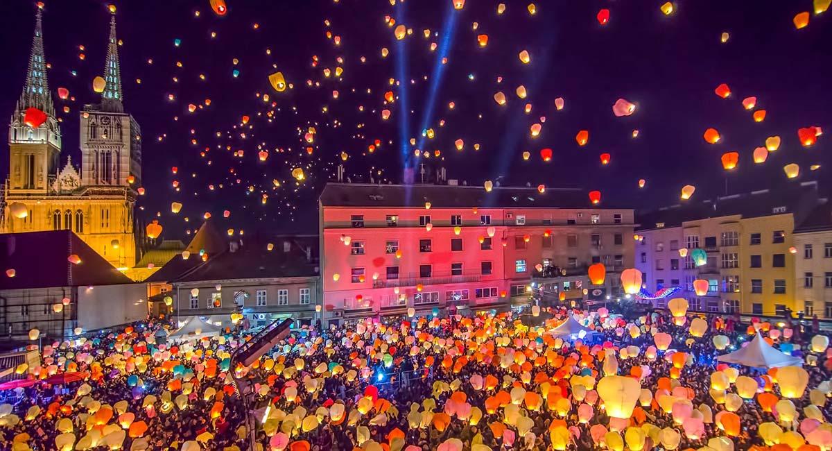 Kerstmarkt in Zagreb