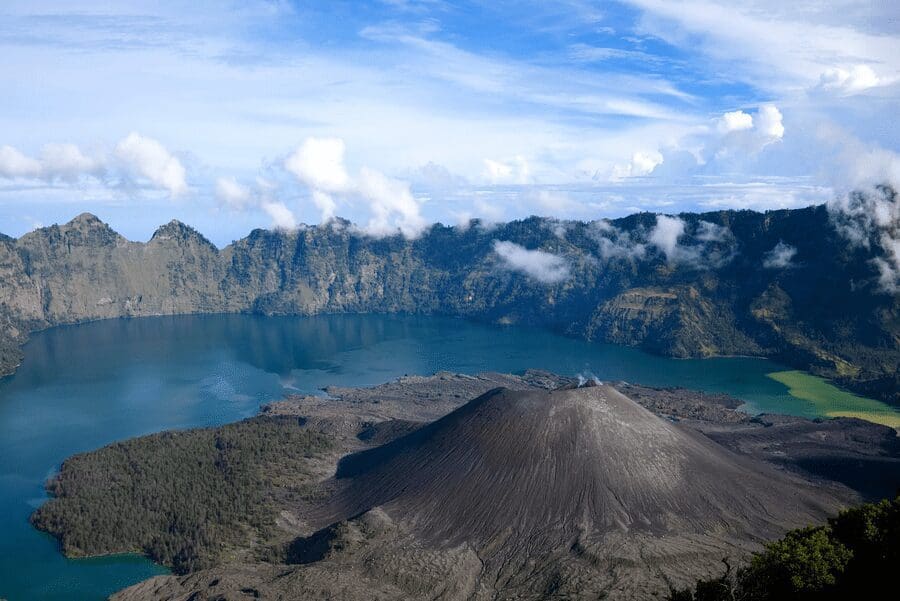 Rinjani vulkaan, Indonesië