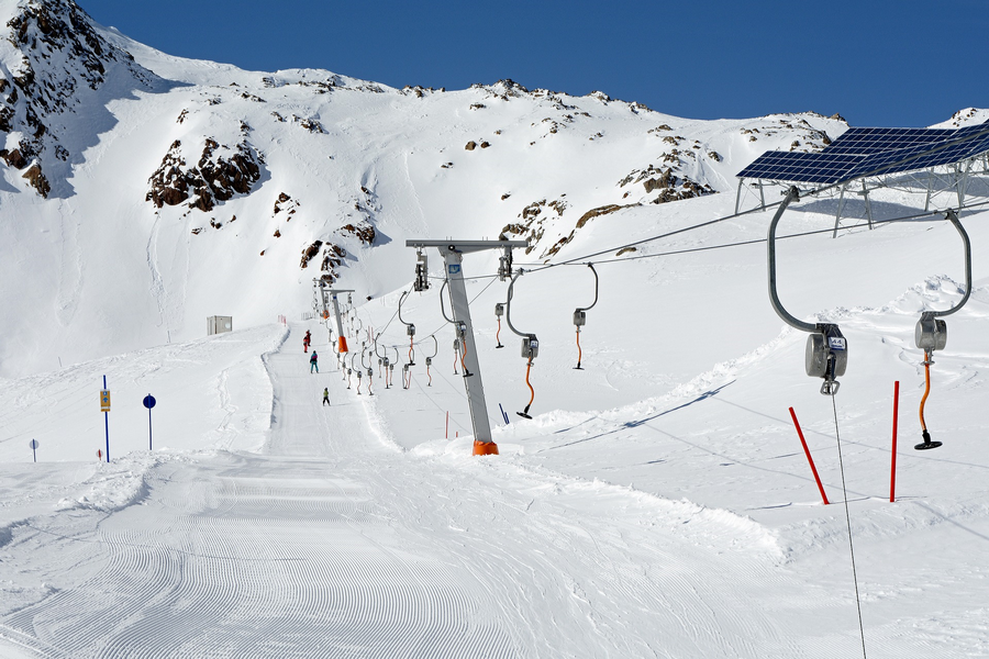 Wintersport termen: pannenkoekenlift