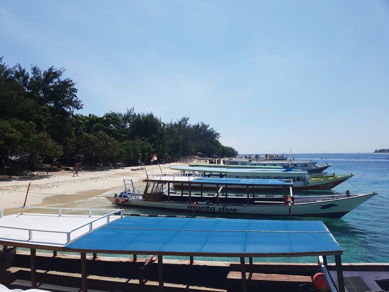 Prachtige stranden op Gili trawangan