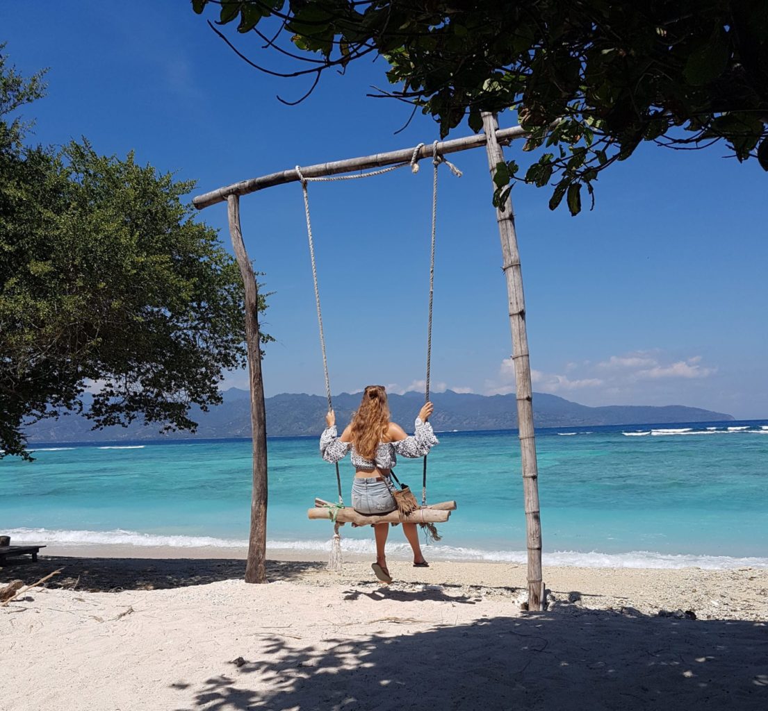 Sterre op schommel op de Gili eilanden