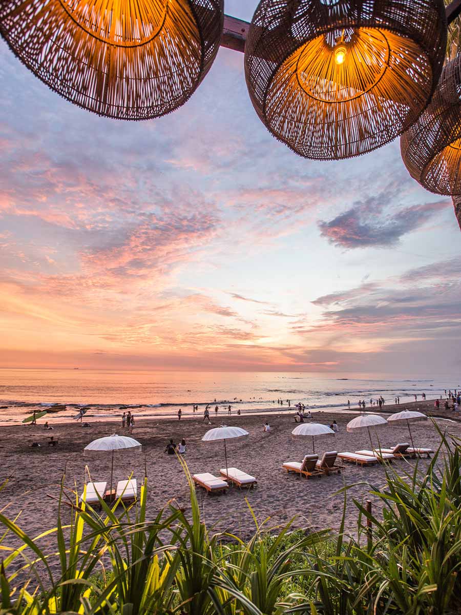 Vakantie aan het strand van Canggu op Bali