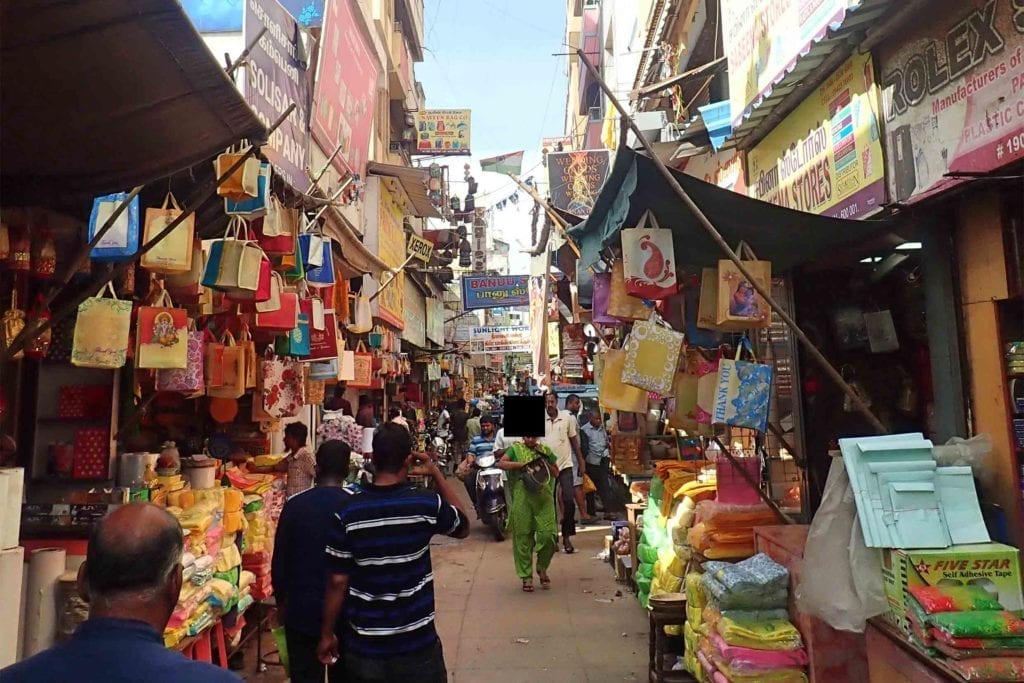 Marktje in Zuid-India