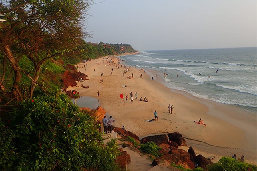 Strand in Zuid-India