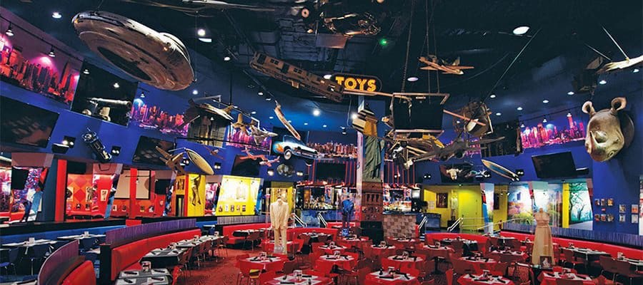 Bijzondere restaurants in New York\ Planet Hollywood