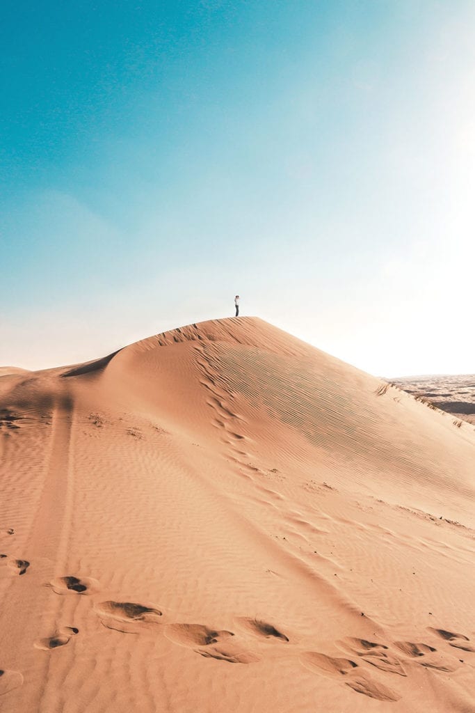 woestijn reis naar Oman