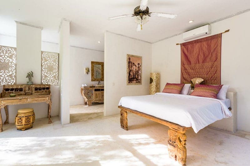 Interieur kamer BoHo hotel op Bali