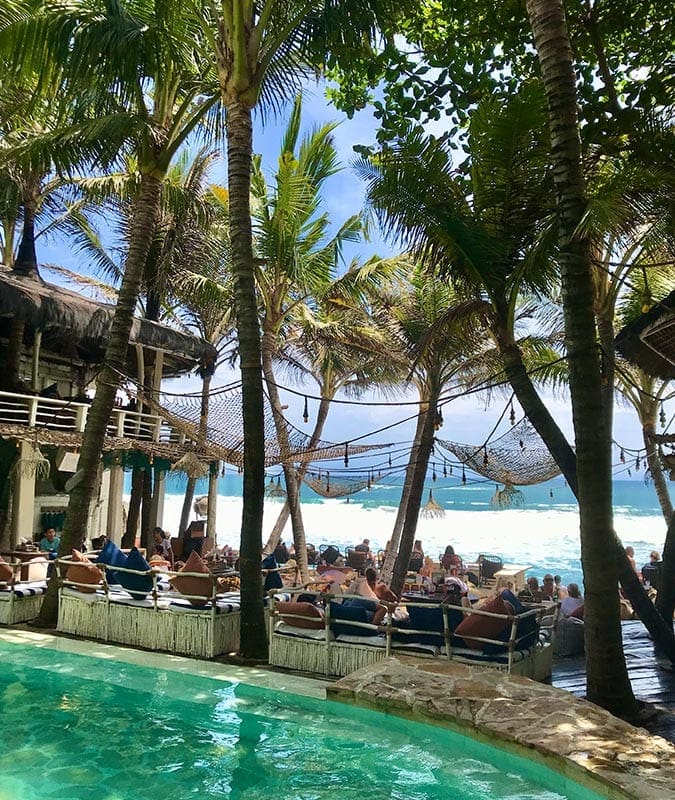 Ook een leuk restaurant op Bali: La Brisa gelegen aan het strand