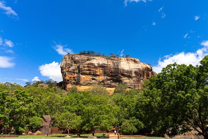 De leeuwenrots bij Sigiriya