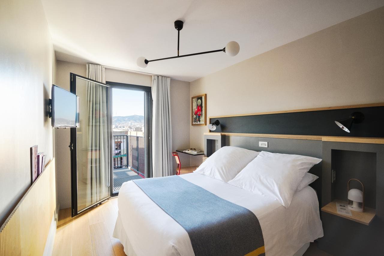 Kamer in Hotel Brummell in Barcelona