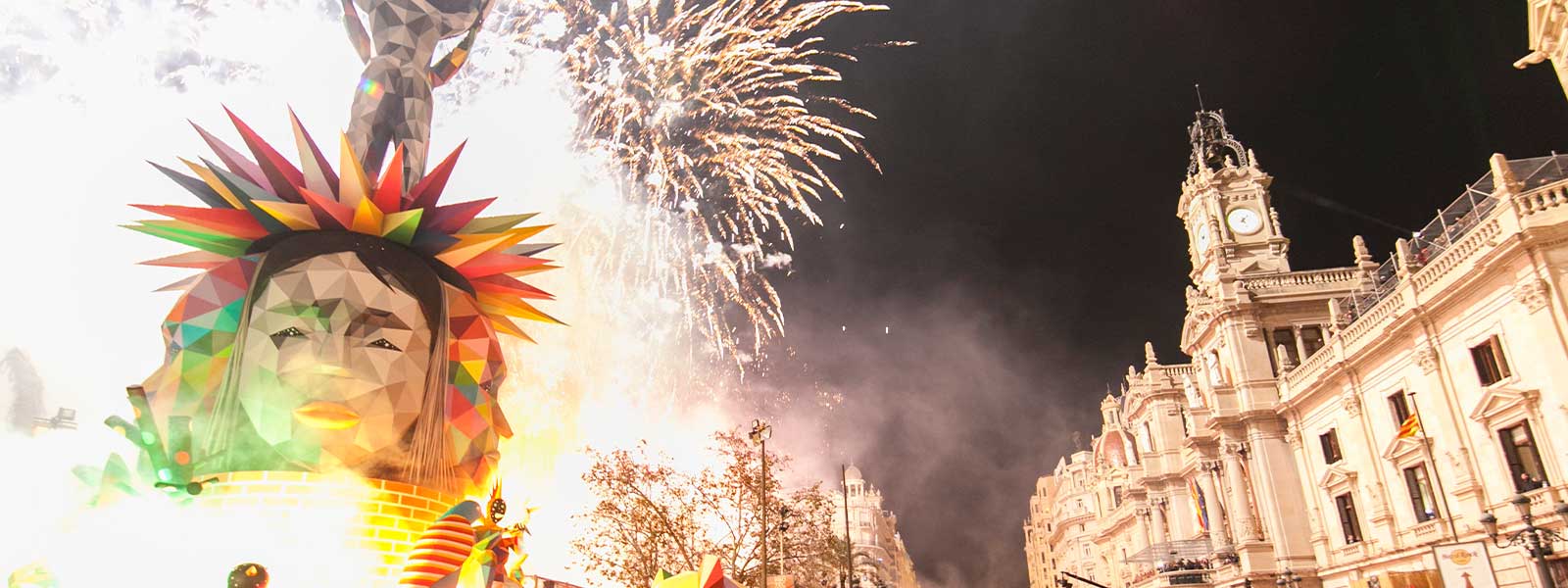 Las Fallas in Valencia