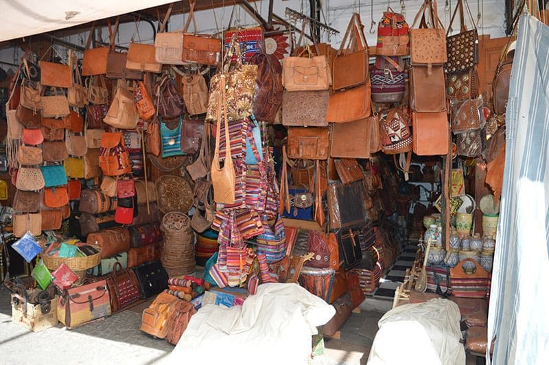 straatjes in Marrakech, een van de Marokkaanse Koningssteden