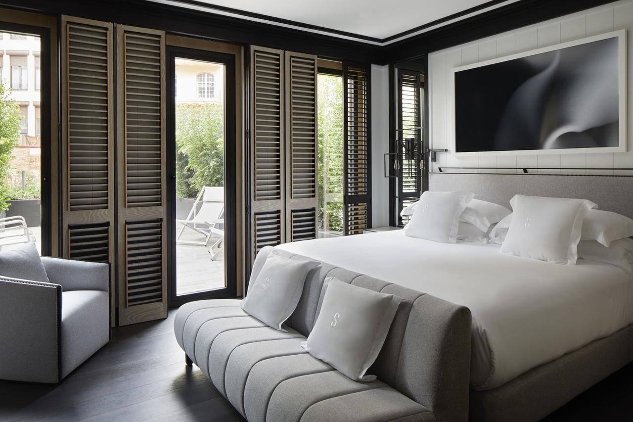 Kamer van het best beoordeelde hotel in Barcelona, Hotel Seventy