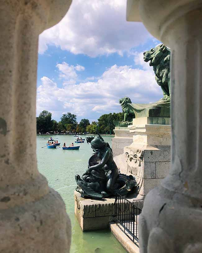 retiro park madrid bootjes