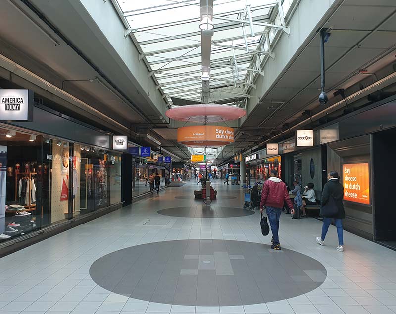 Winkelen op Schiphol