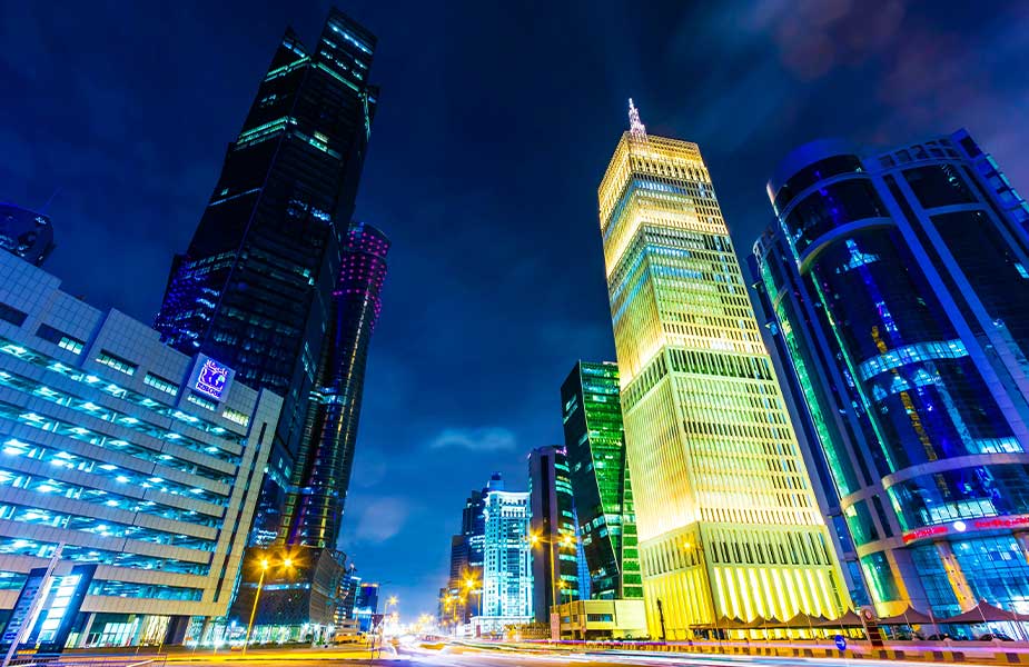 Doha by night