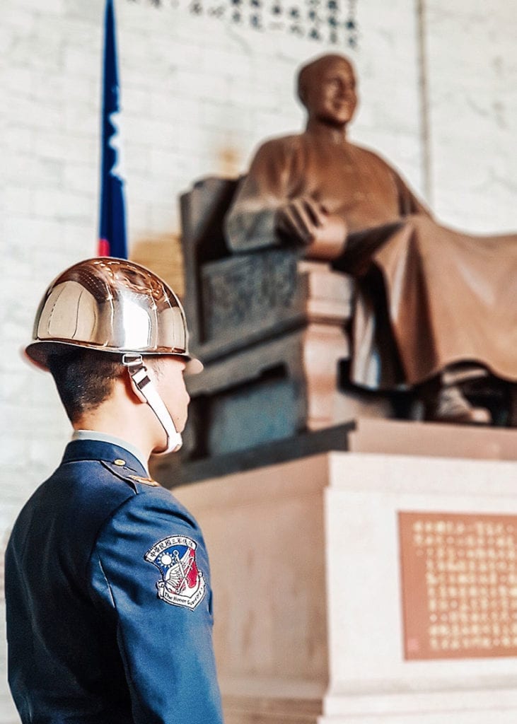 reis naar taiwan mausoleum van Chiang Kai-shek