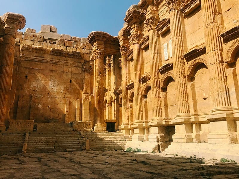 baalbek ruinen libanon