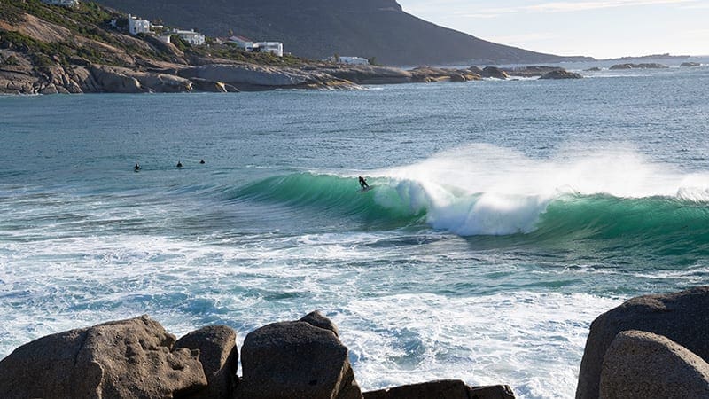 Surfen in kaapstad bij Llandudno