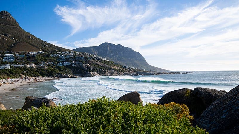 Surfen in kaapstad bij Llandudno