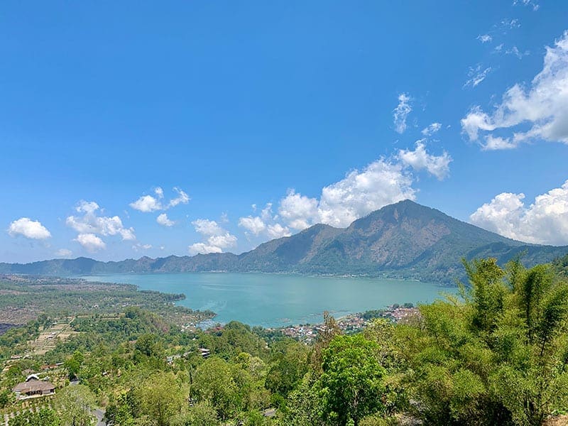 Mount Agung vulkaarn op Bali