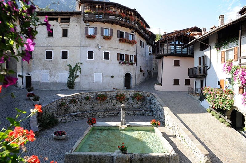 Rango la piazza, een van de dorpen in Trentino