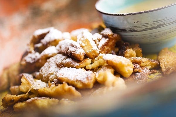 Favoriet ontbijtje in Stubai in Oostenrijk: Kaiserschmarrn